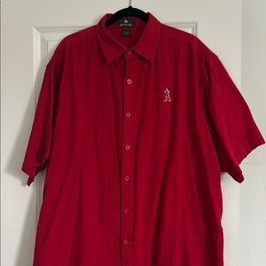 Red Men's Shirt Angels Logo